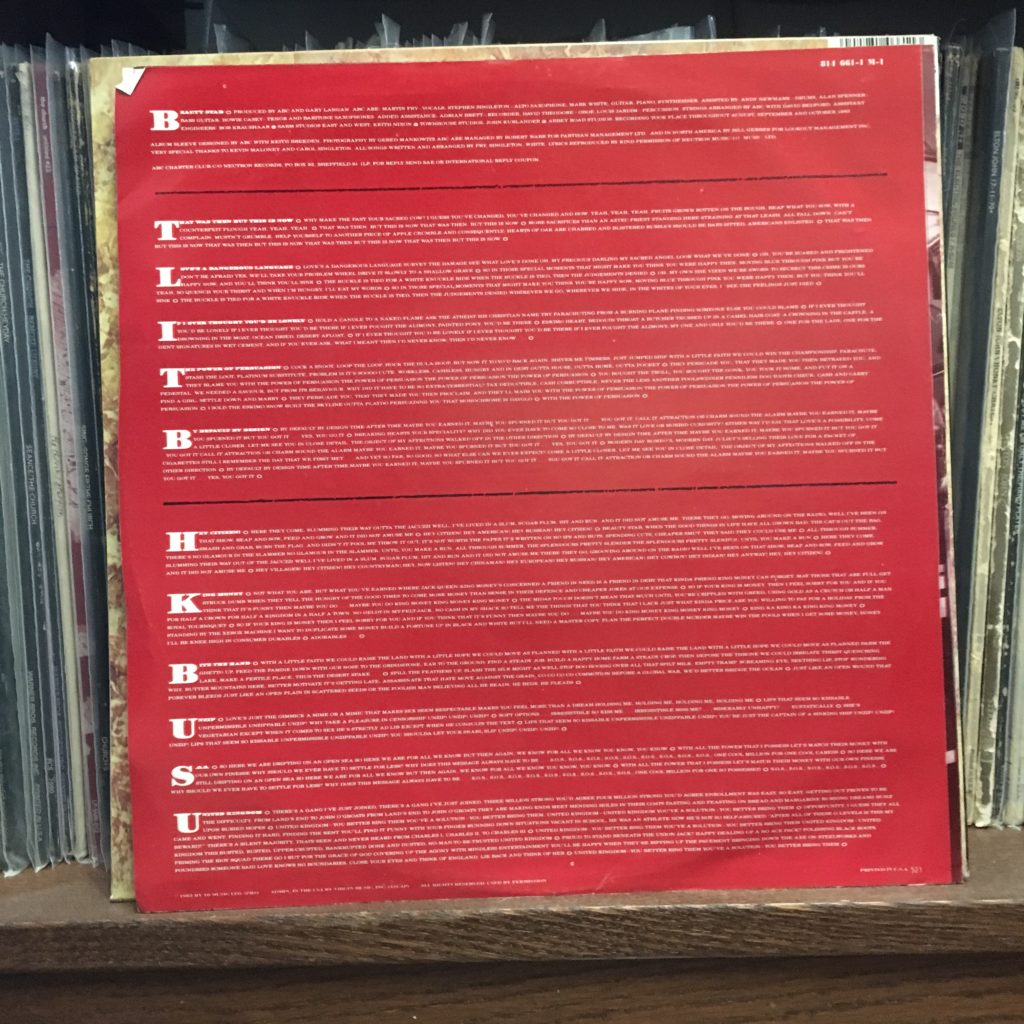 Off Registration Lyrics Sleeve