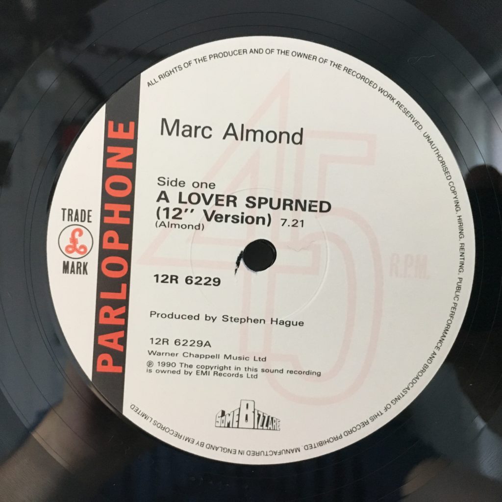 A Lover Spurned 12" label