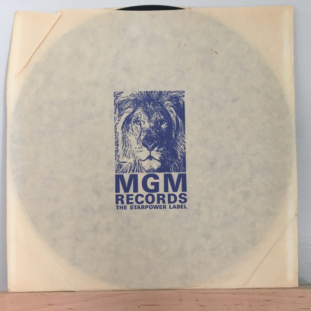 MGM Records logo sleeve