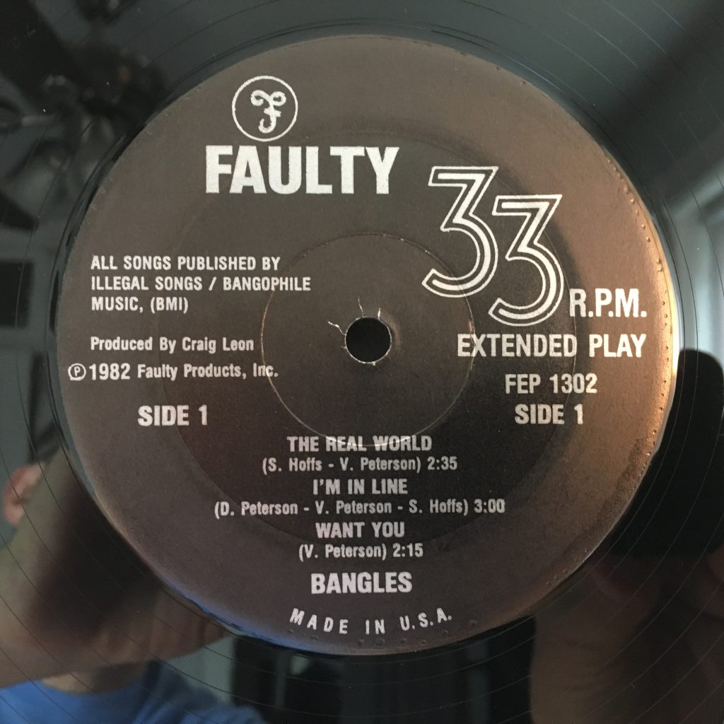 Bangles EP label