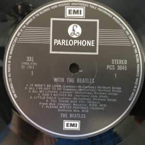 With the Beatles label