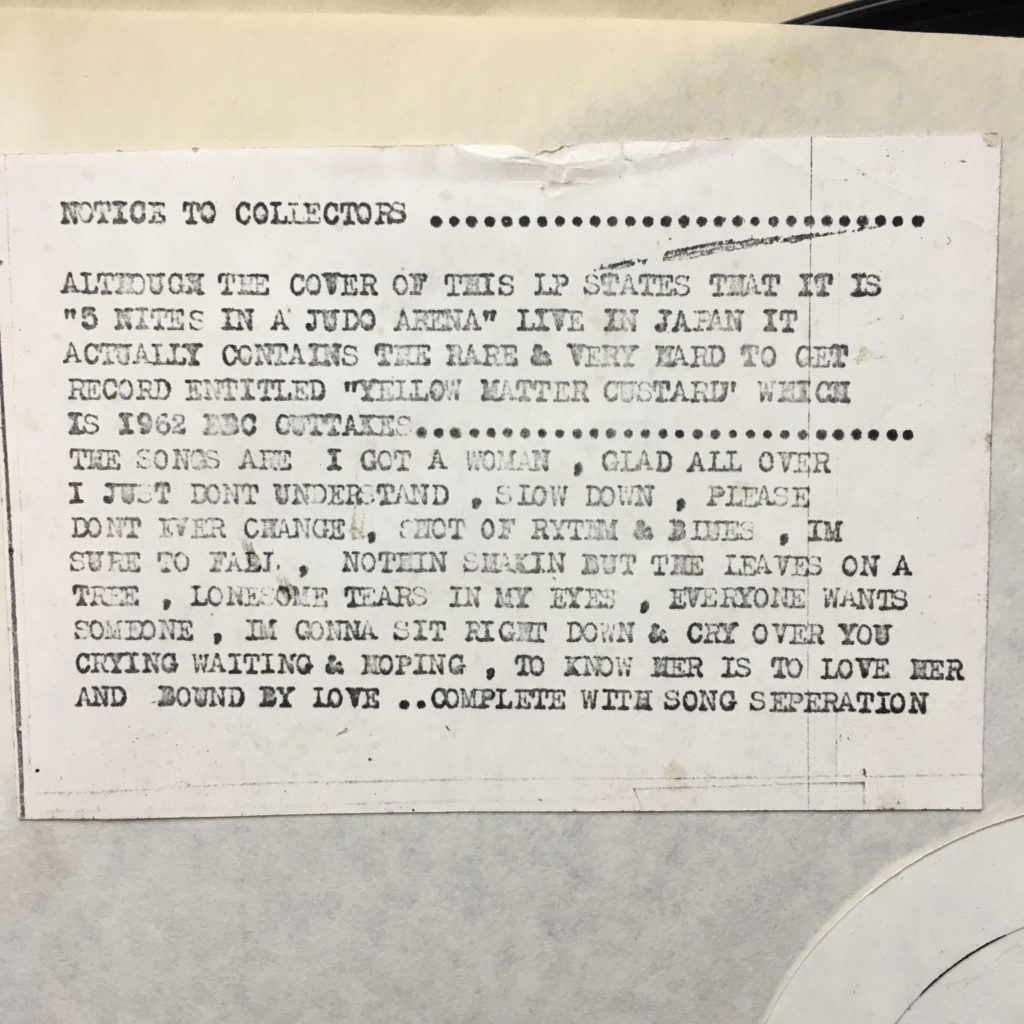 Five nights notice to collectors