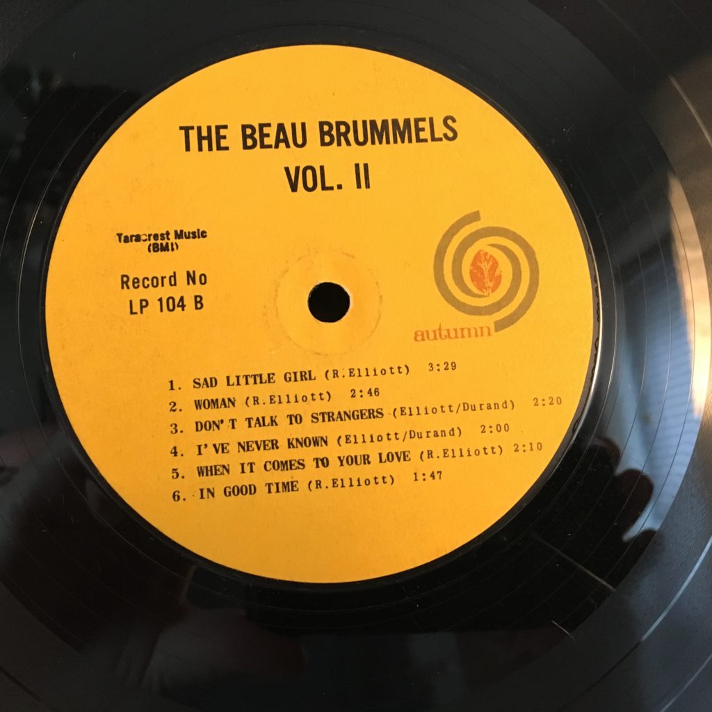 Beau Brummels Vol. II label