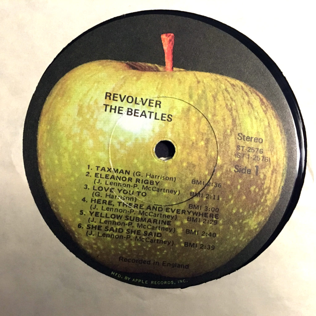 Revolver Apple label