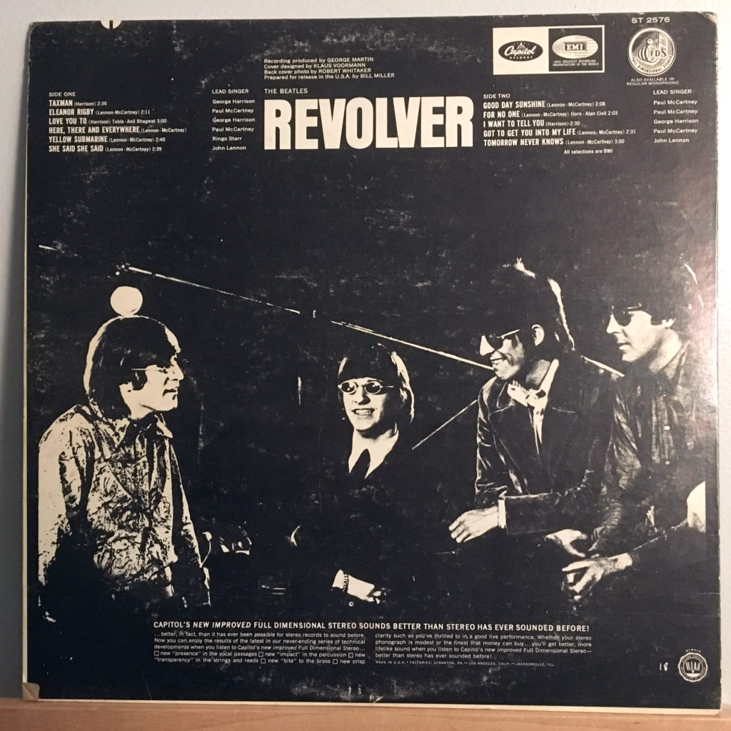 Revolver back cover