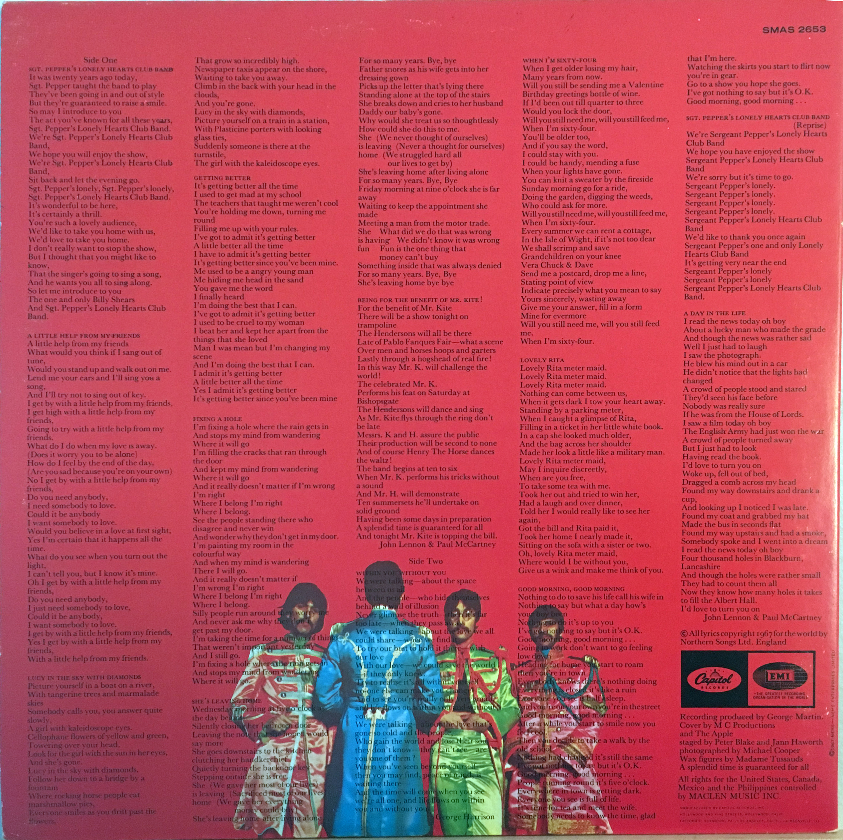 The Beatles – Sgt. Pepper's Lonely Hearts Club Band – Vinyl Distractions