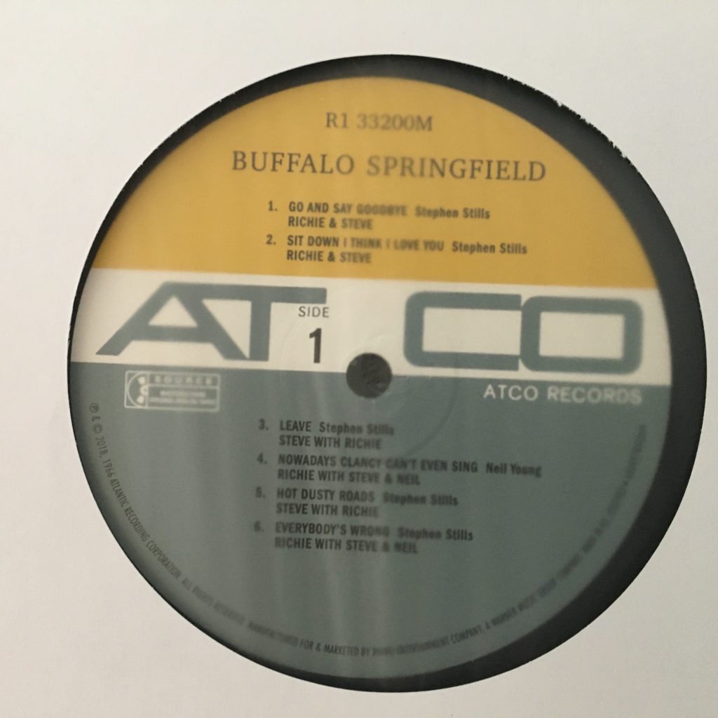 Buffalo Springfield on ATCO label