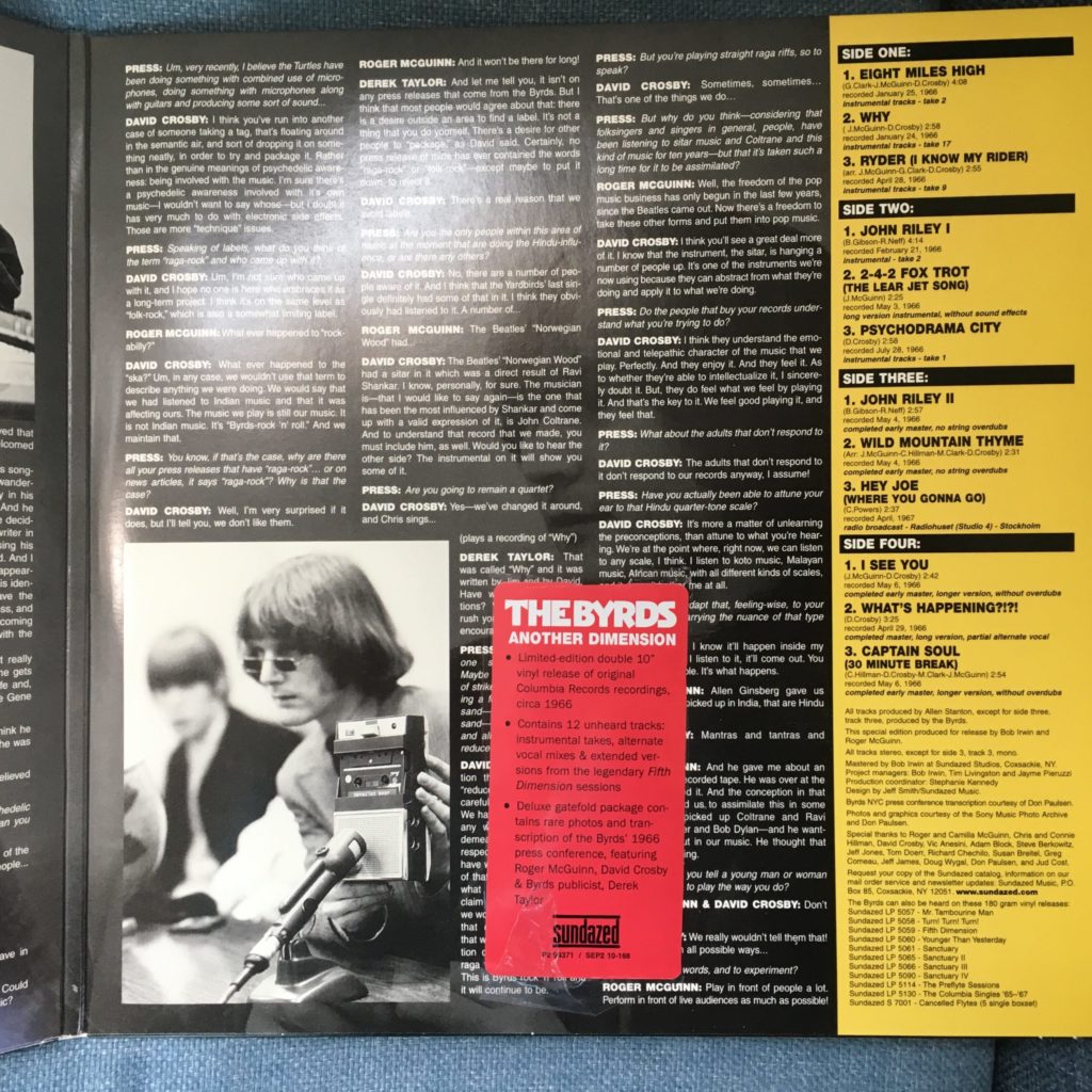 Another Dimension gatefold right