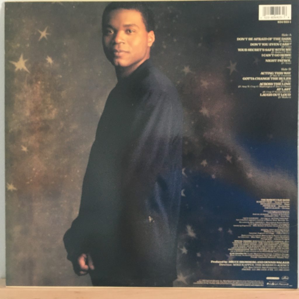 Robert Cray Don't Be Afraid of the Dark back cover