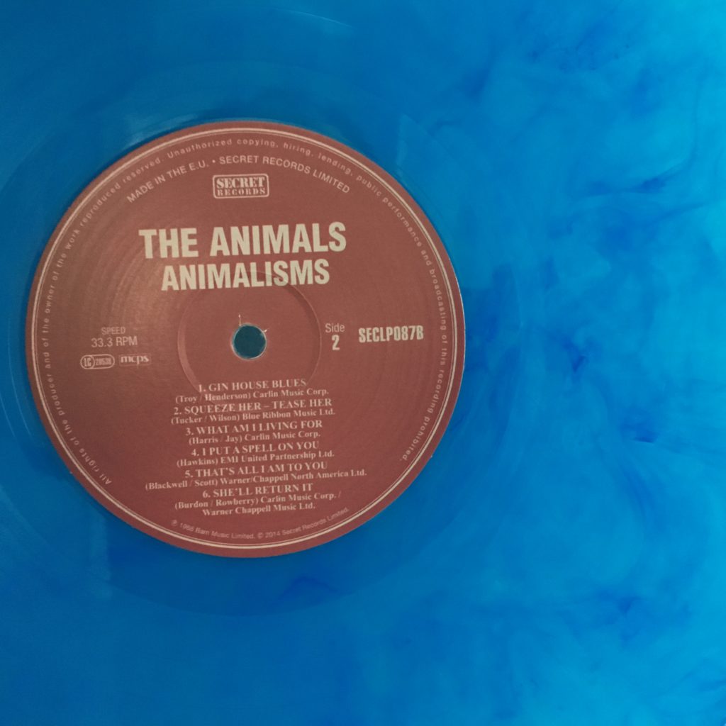 Animalisms on colored vinyl