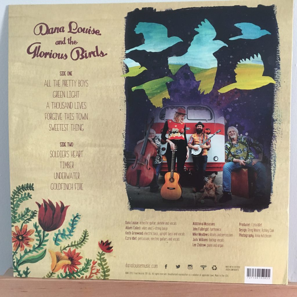 Dana Louise and the Glorious Birds back cover