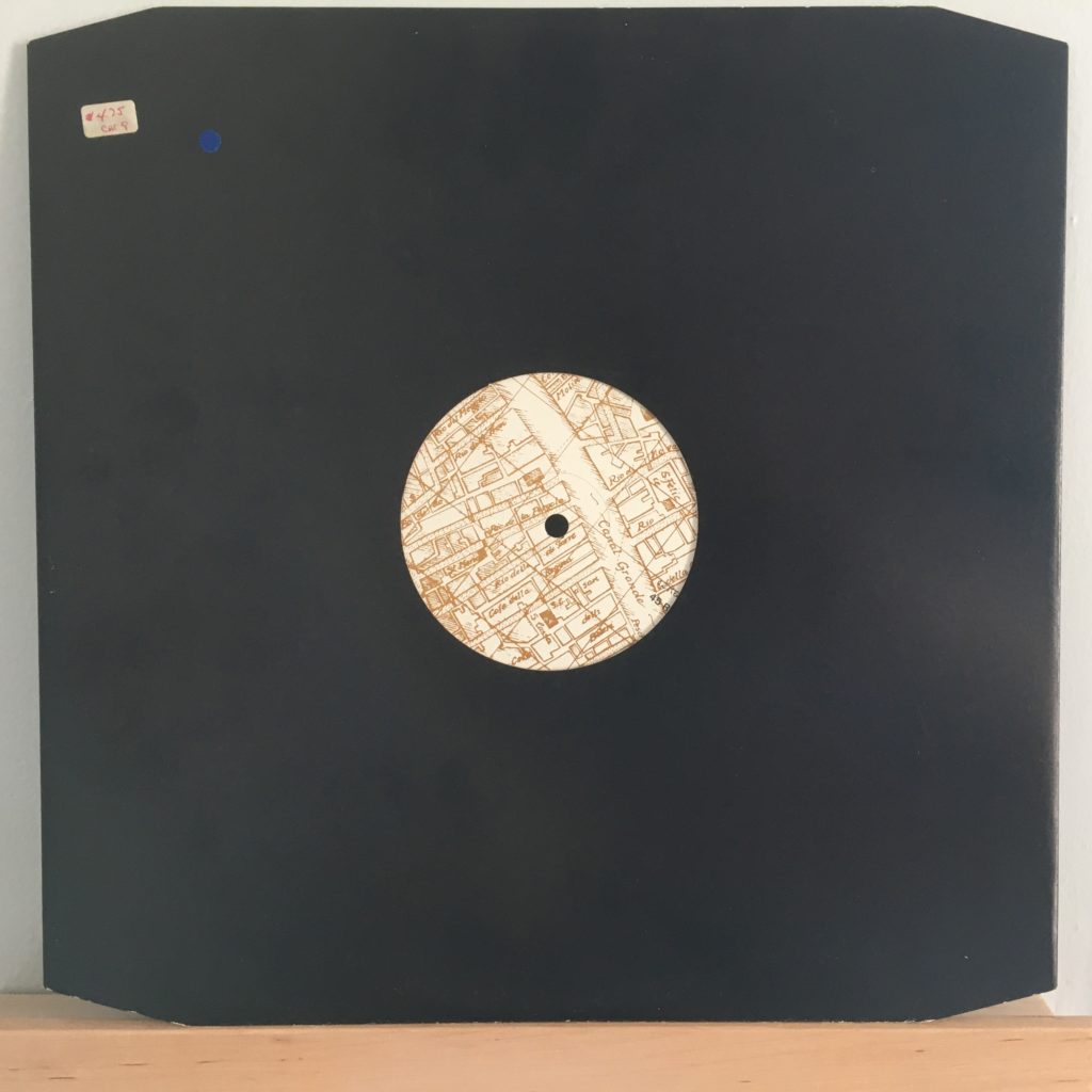 Europa map label in a plain sleeve