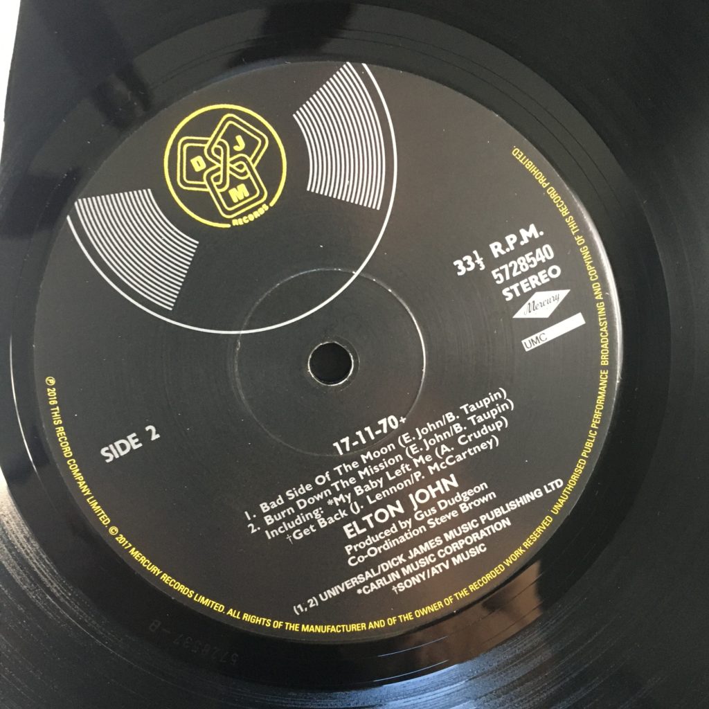 17-11-70+ RSD edition label