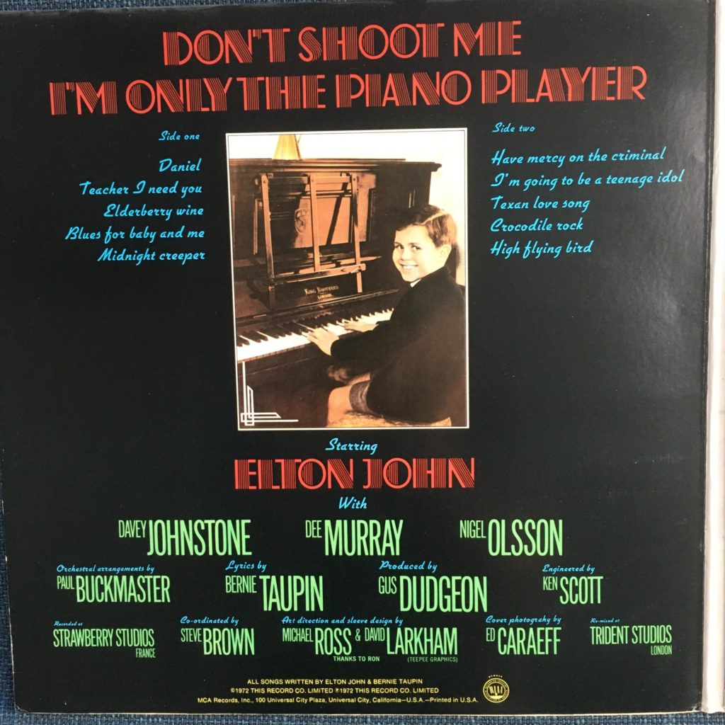 Don't Shoot Me inside cover