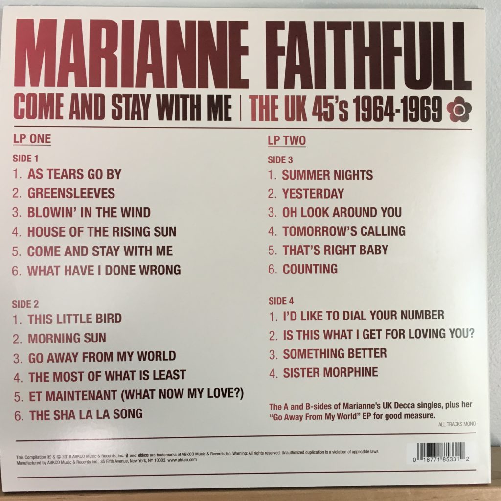 Faithfull back cover