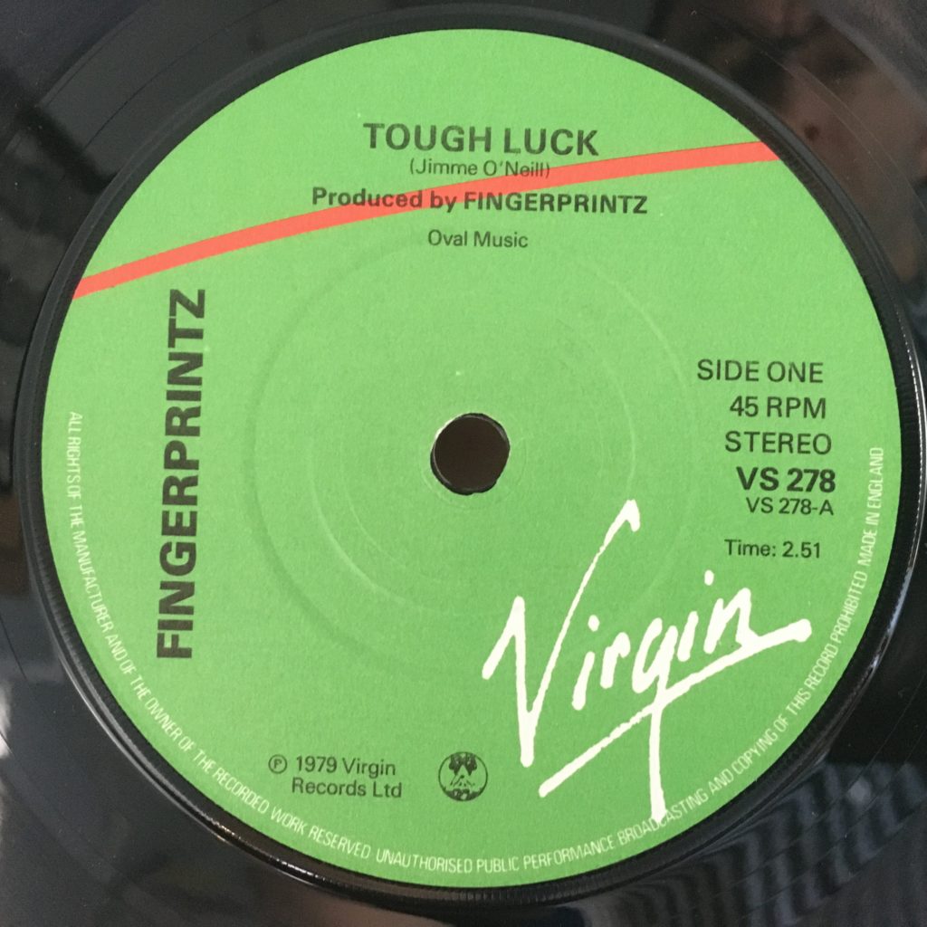 Tough Luck single label