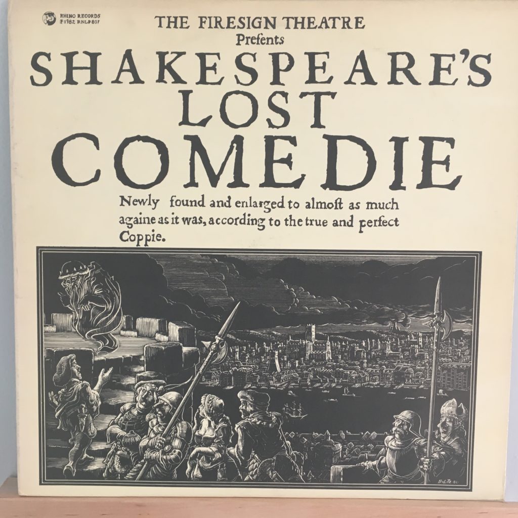 Shakespeare's Lost Comedie