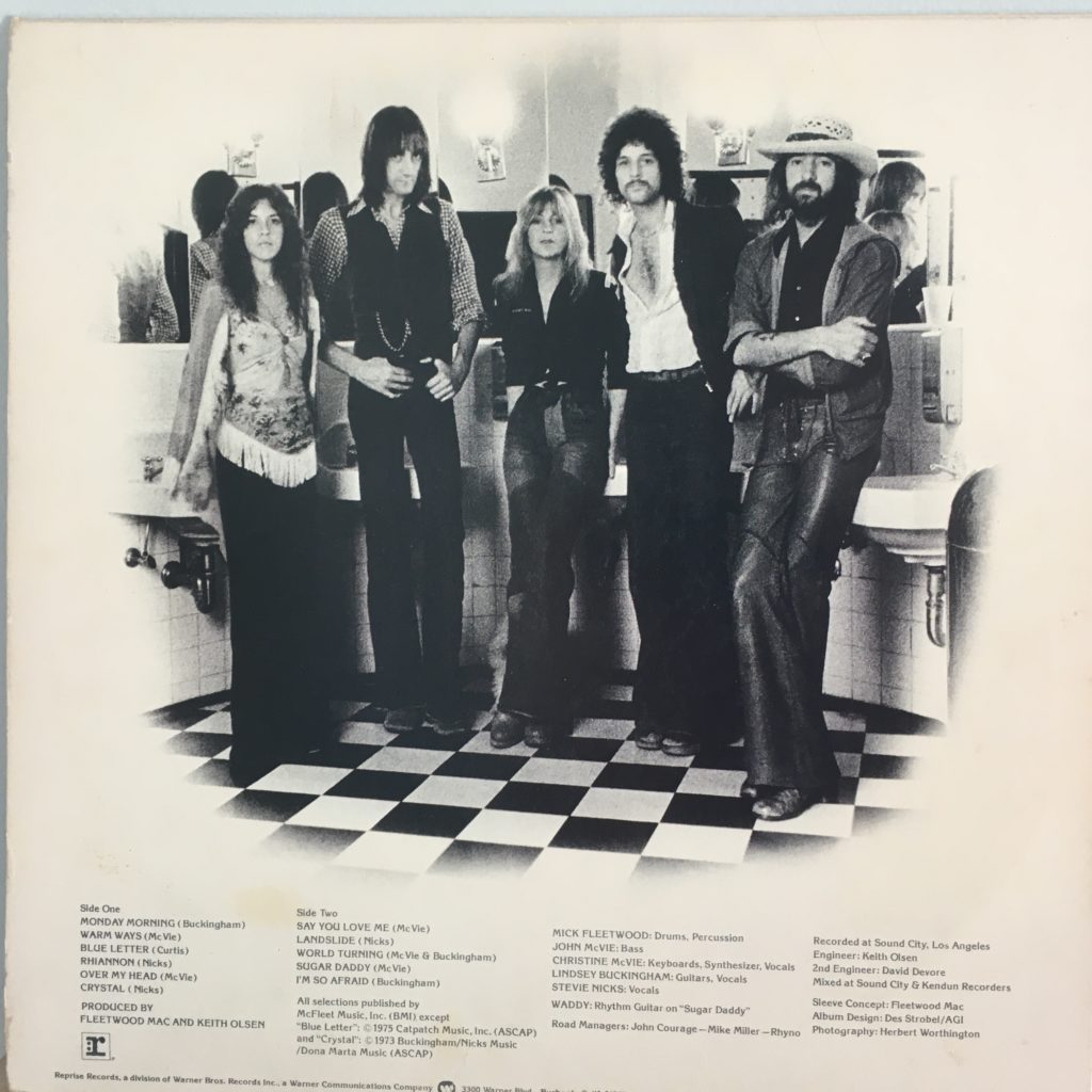 Fleetwood Mac back cover