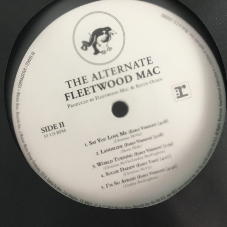 Fleetwood Mac — The Alternate Fleetwood Mac – Vinyl Distractions