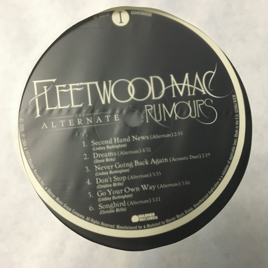 Alternate Rumours label