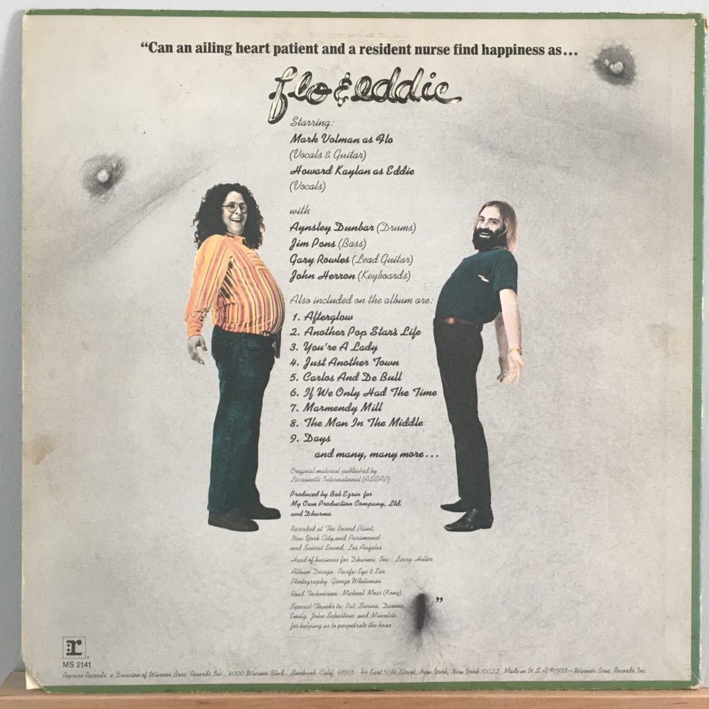 Flo & Eddie back cover