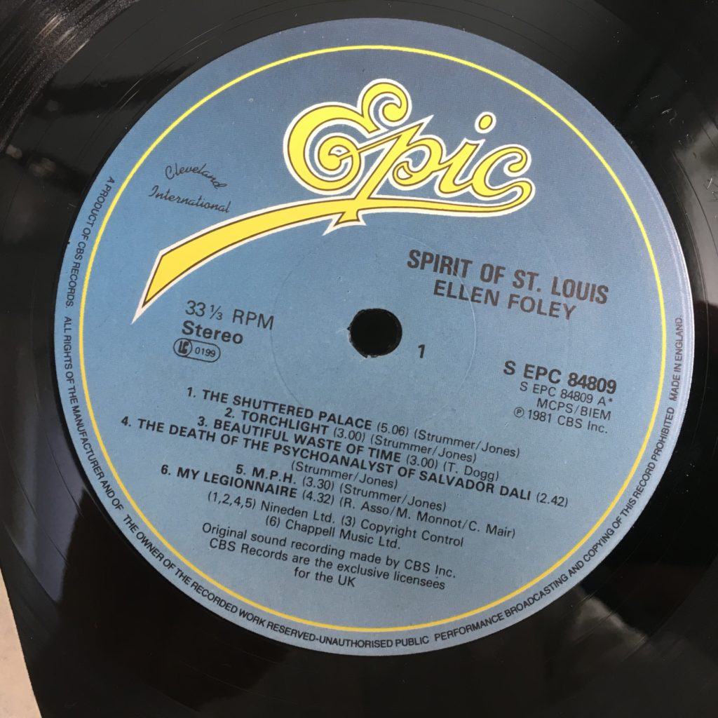 Spirit of St. Louis label