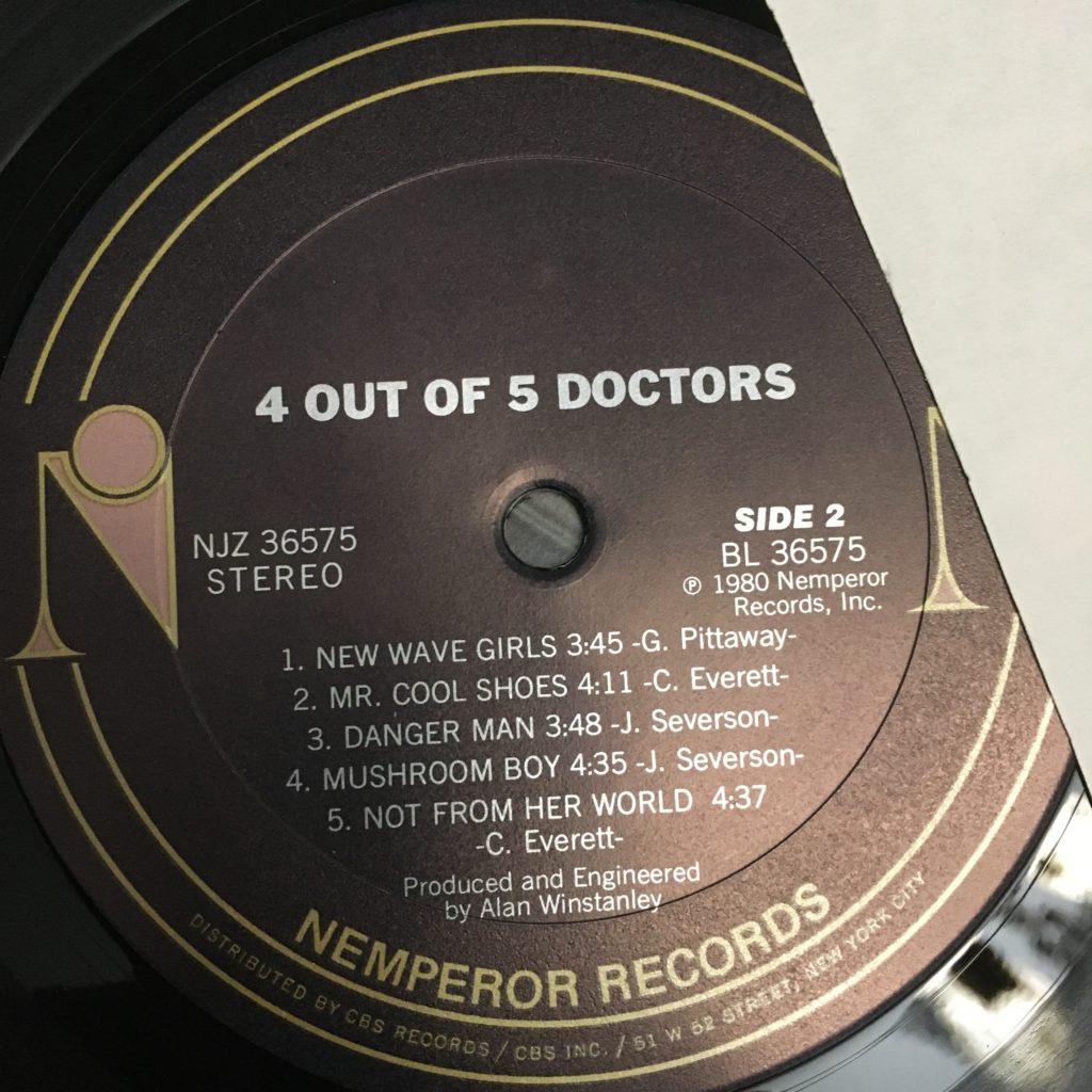 4 Out of 5 Doctors Nemperor label