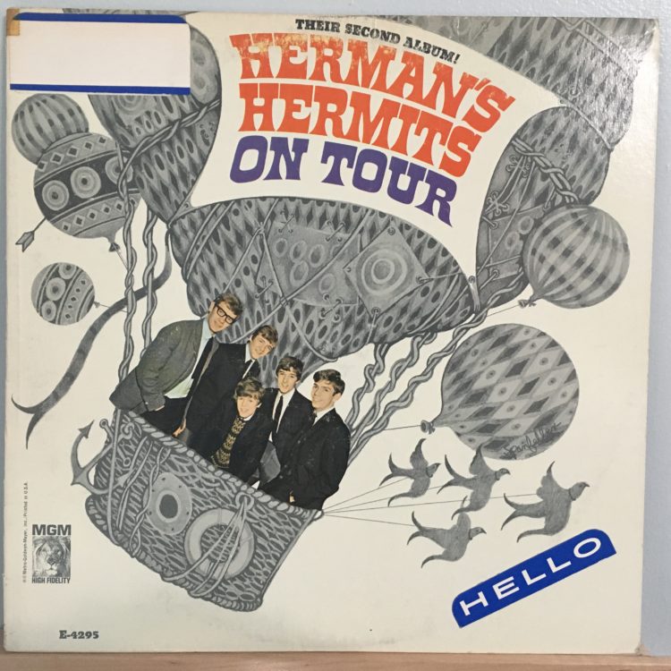 Herman's Hermits On Tour front cover