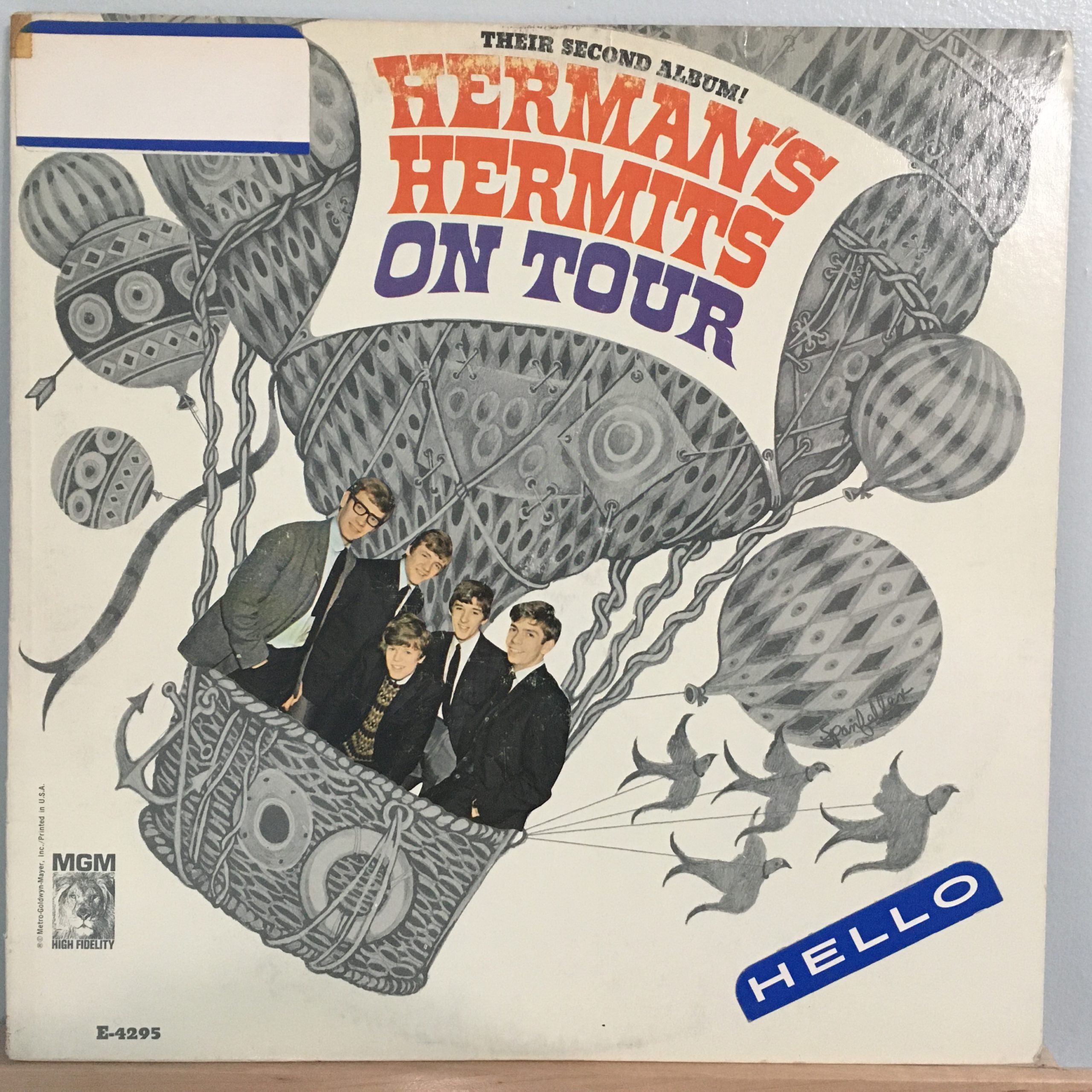 herman's hermits on tour vinyl