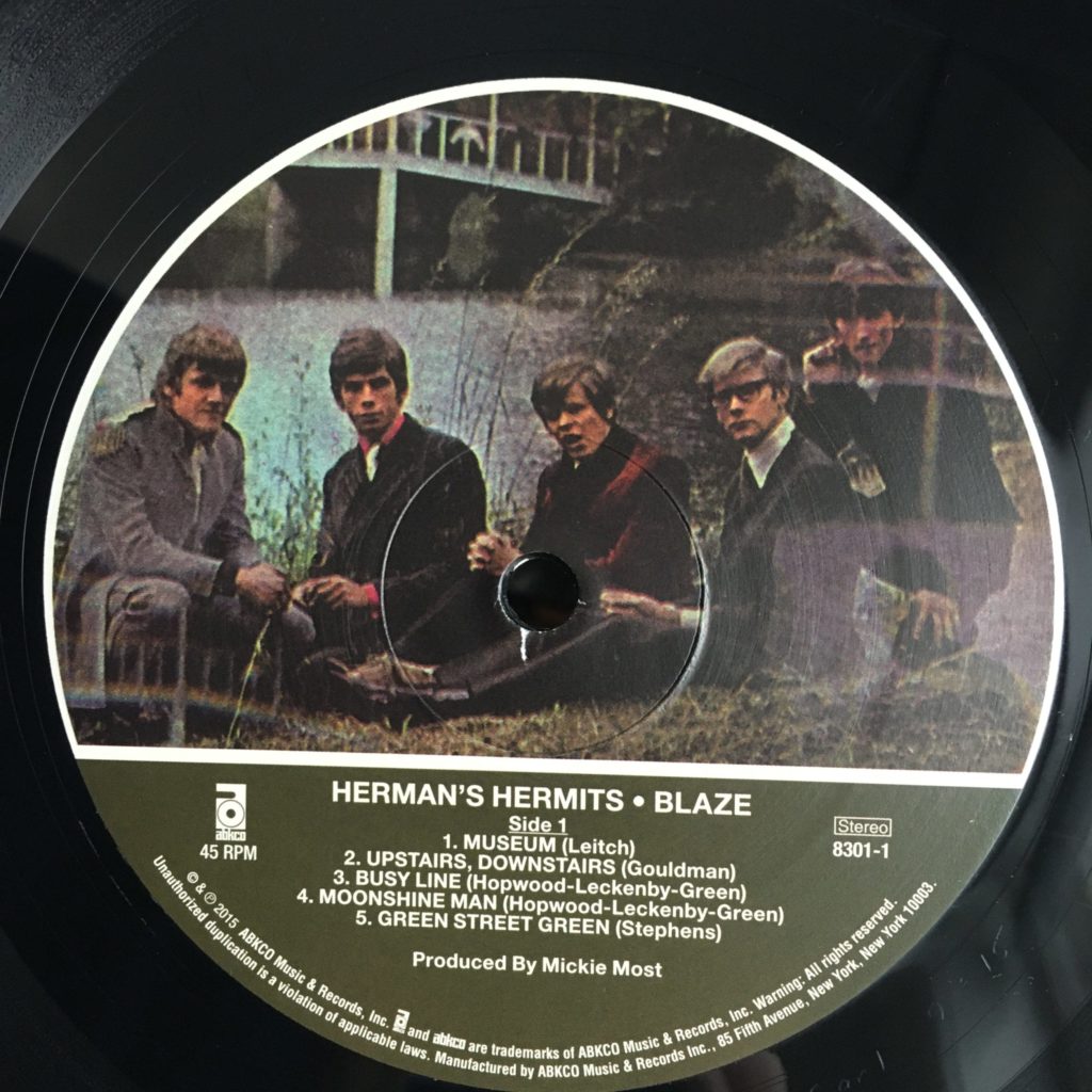 Blaze 180 gram reissue label