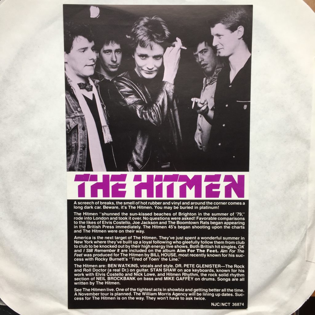 Hitmen promotional insert