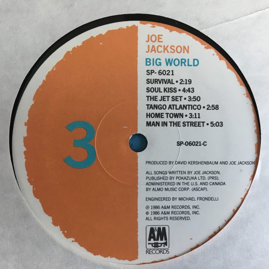 Big World label side 3