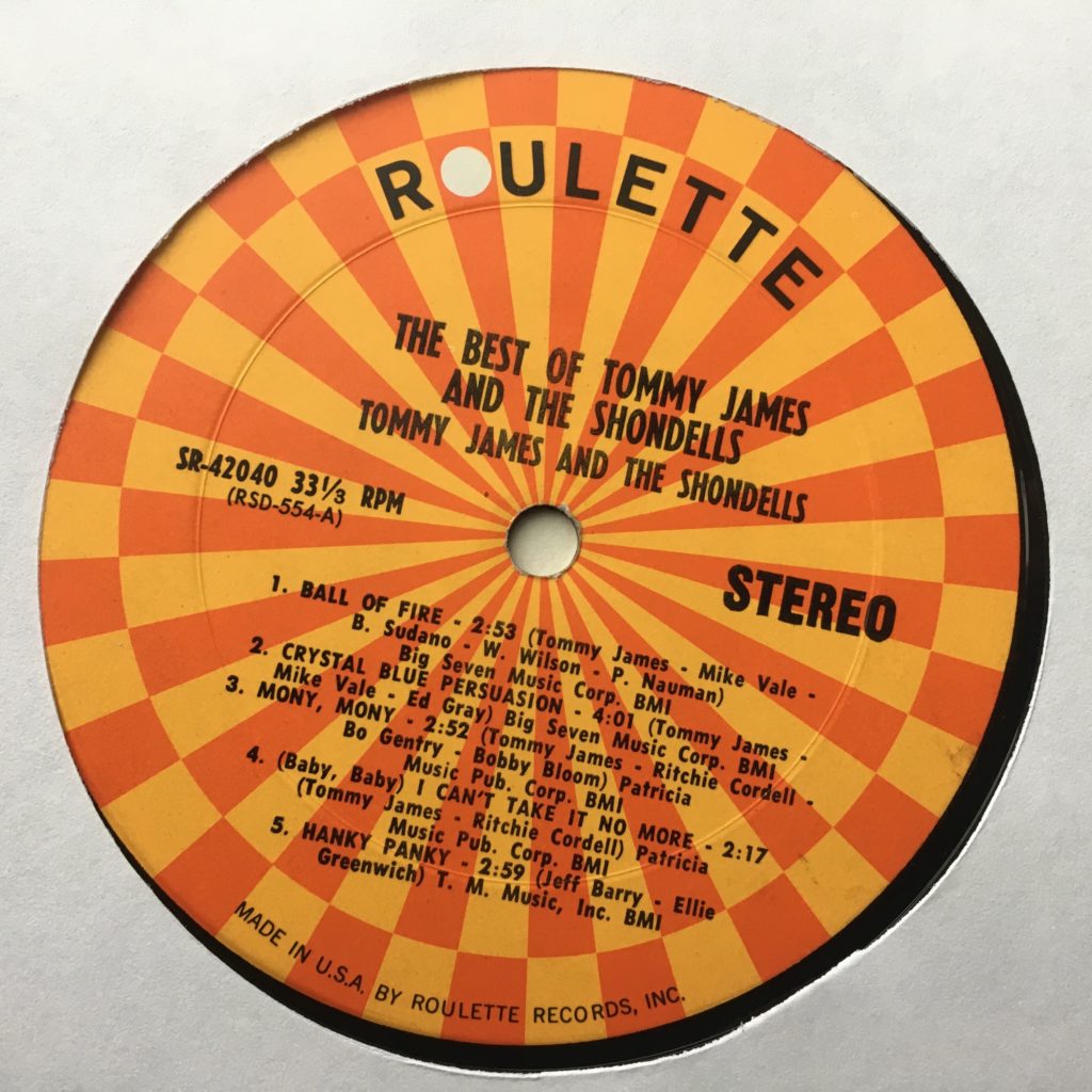 Best of Roulette label
