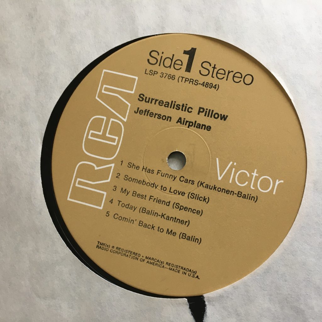 Surrealistic Pillow label