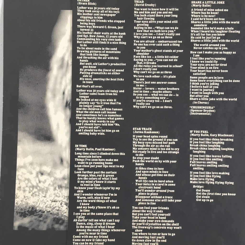 Crown of Creation lyric sheet