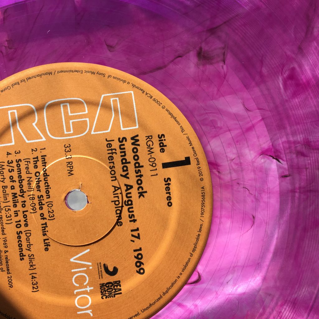 Limited edition purple vinyl