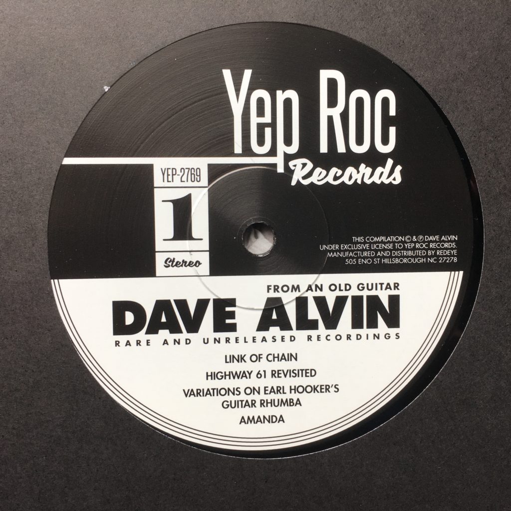 Yep Rock Dave Alvin label