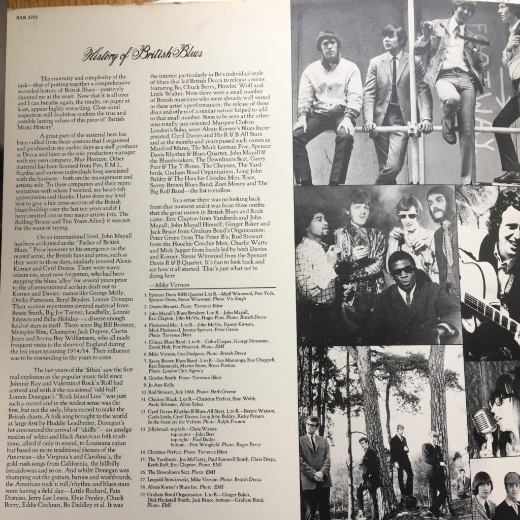 History of British Blues gatefold