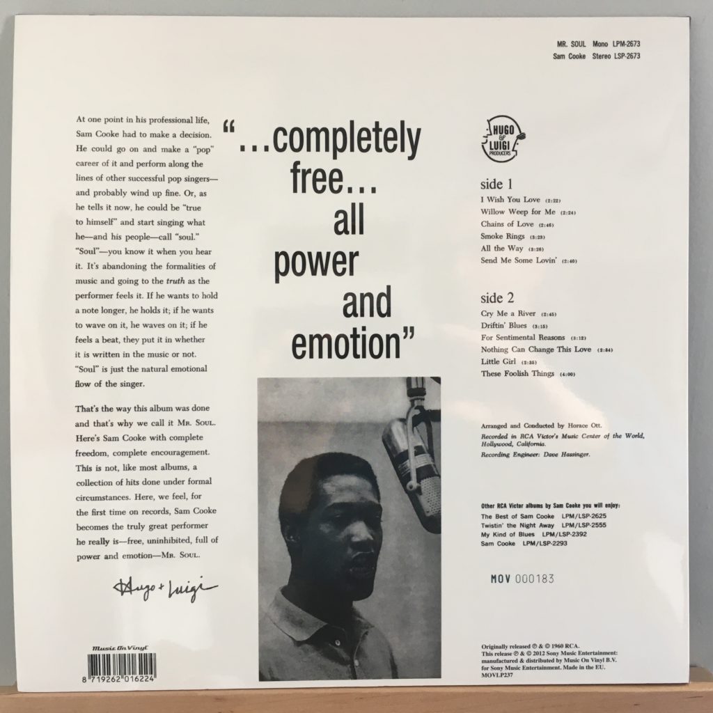 Mr. Soul back cover