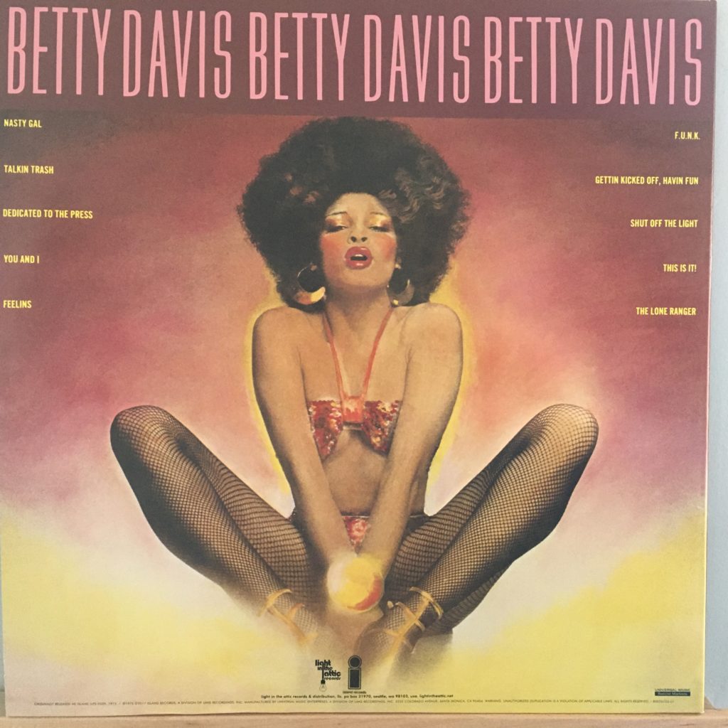 Betty Davis Nasty Gal back cover