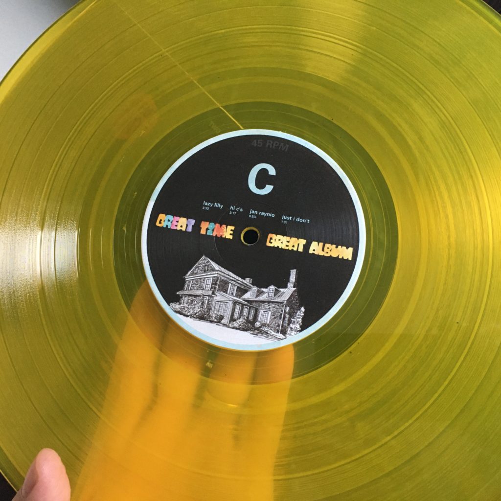 Great Album colored vinyl