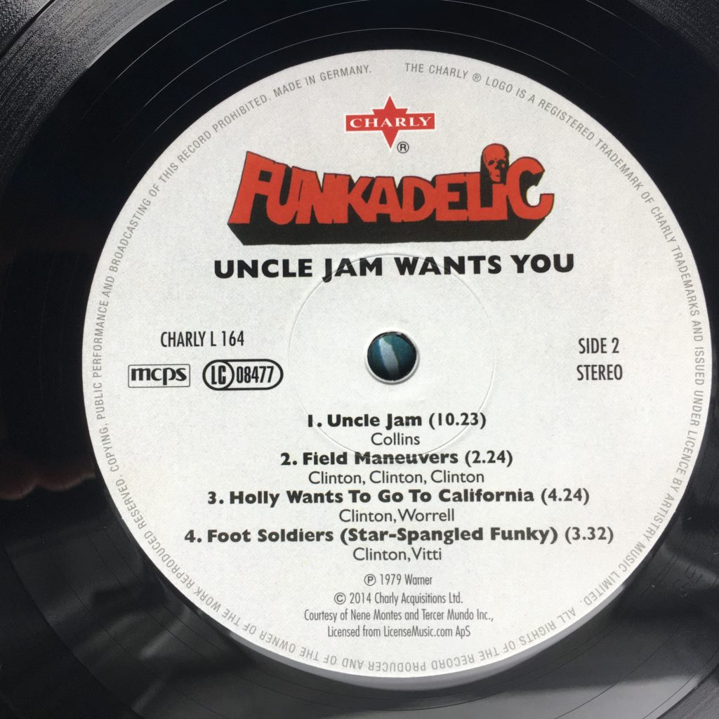 Uncle Jam Wants You label