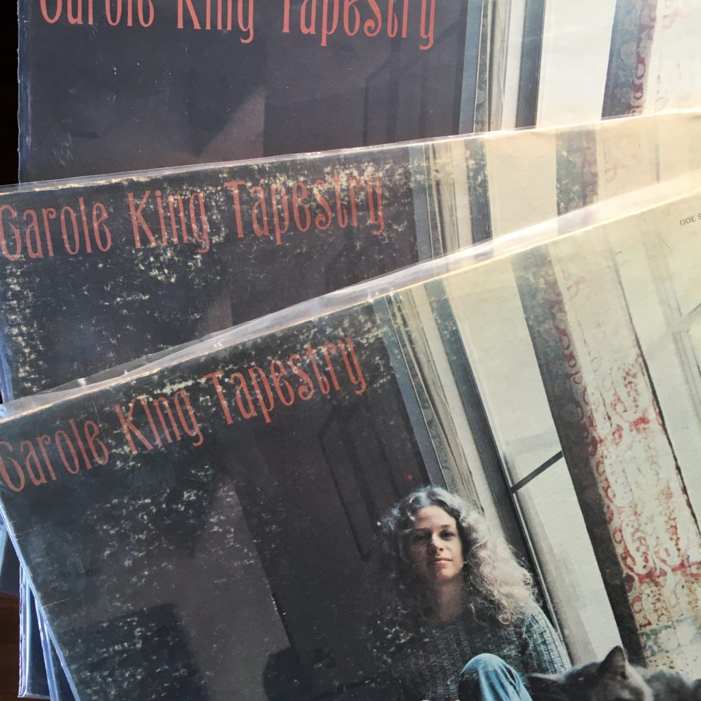 Three copies of Tapestry