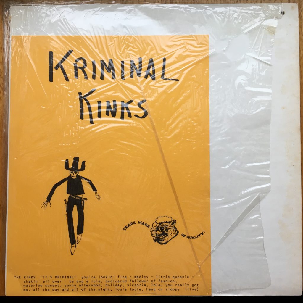 Kriminal Kinks bootleg cover