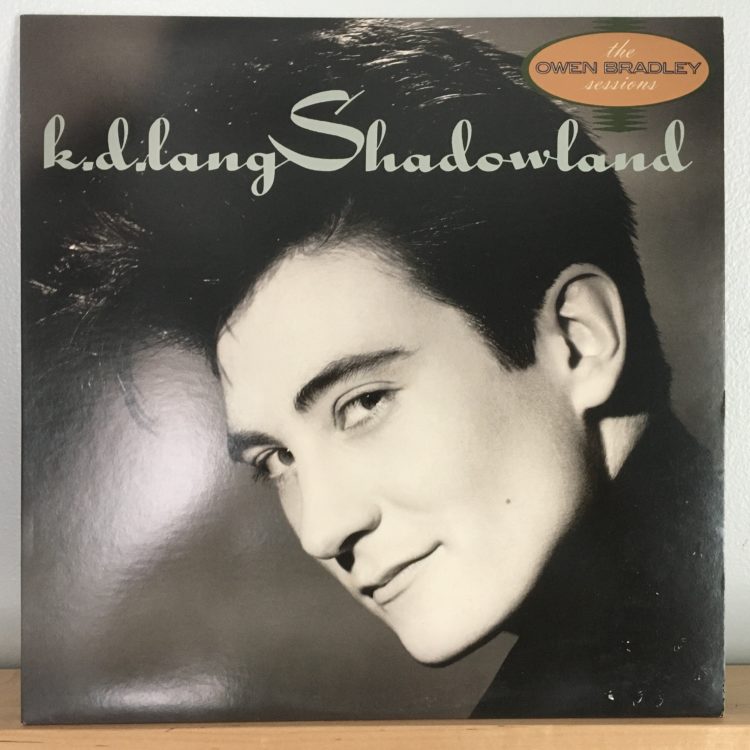 k.d. lang Shadowland front cover