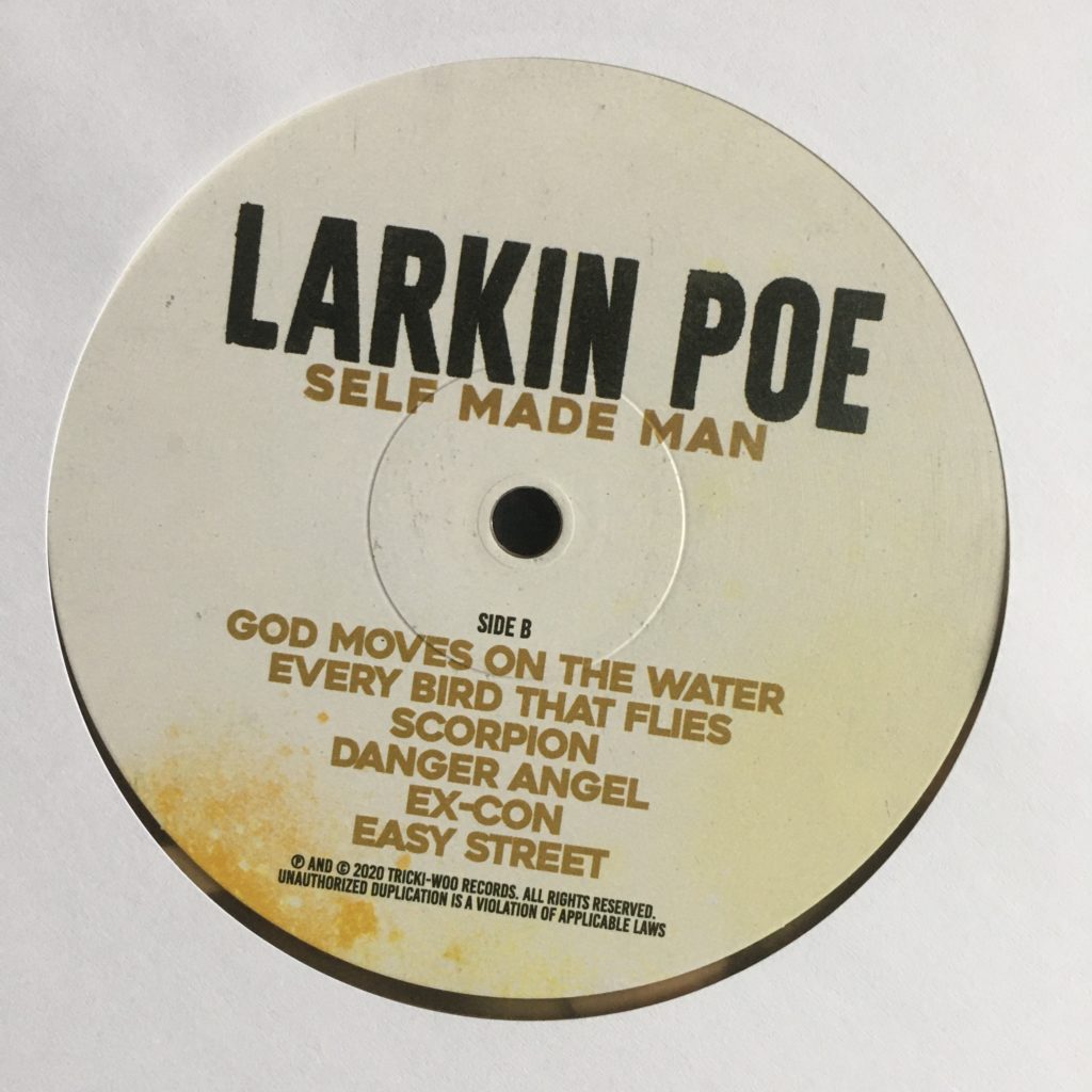 Larkin Poe Self Made Man label