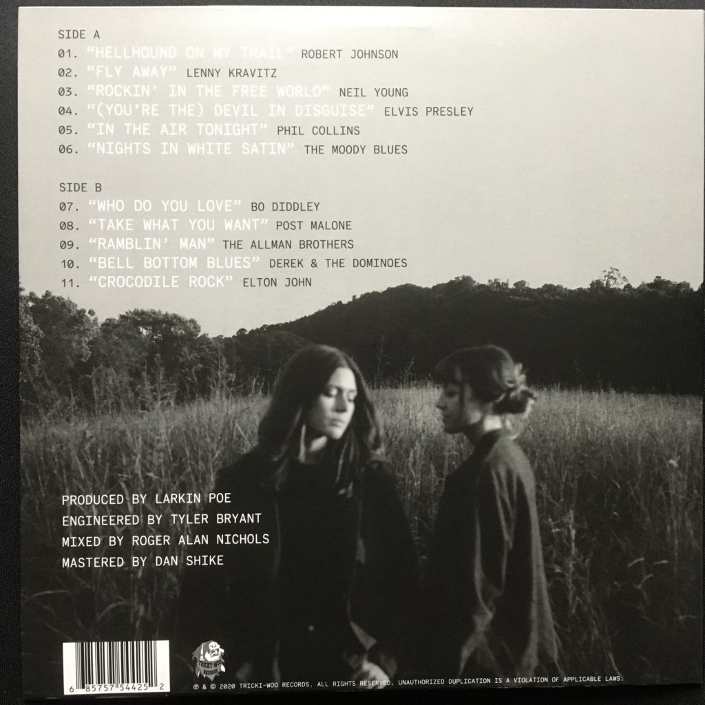 Larkin Poe Kindred Spirits back cover