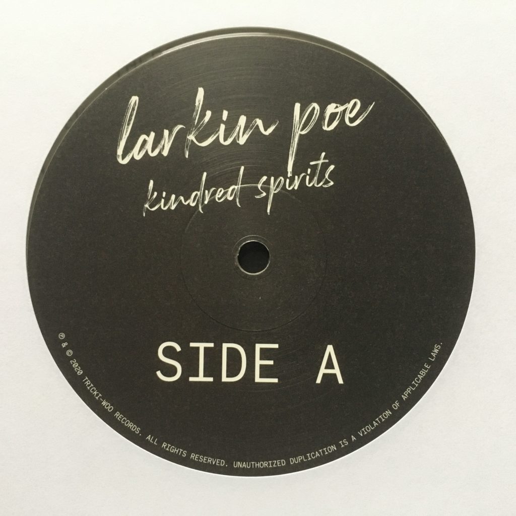 Larkin Poe Kindred Spirits label