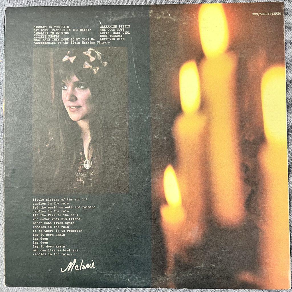 Candles In the Rain back cover