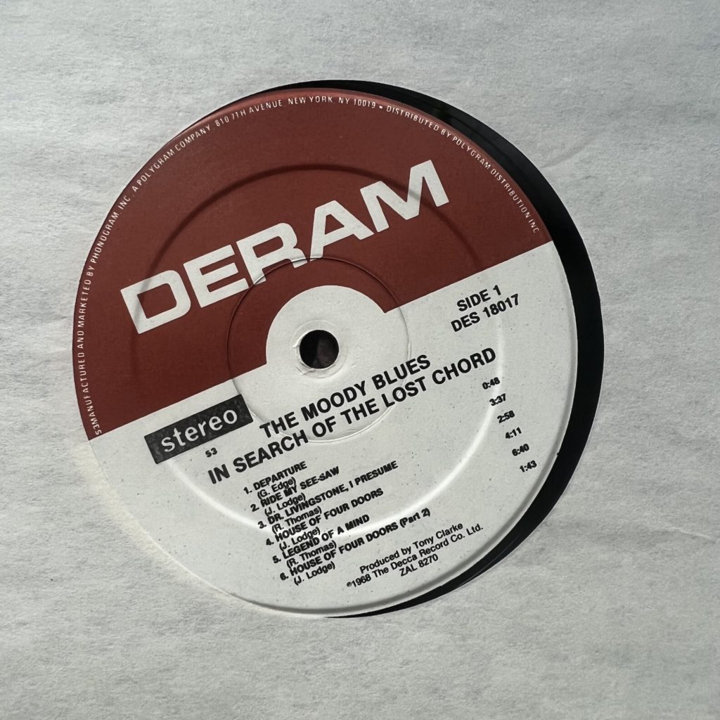 Lost Chord label on Deram